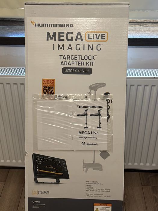 Vand Targhet  Lock adapter kit  + HUMMINBIRD MEGA LIVE 2