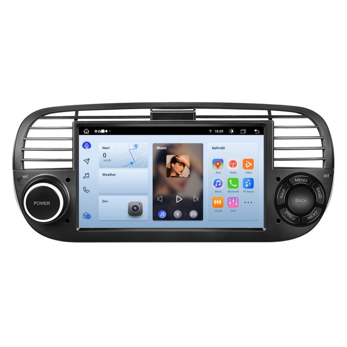 Navigatie Android Fiat 500 2007-2015 Carplay Android Auto