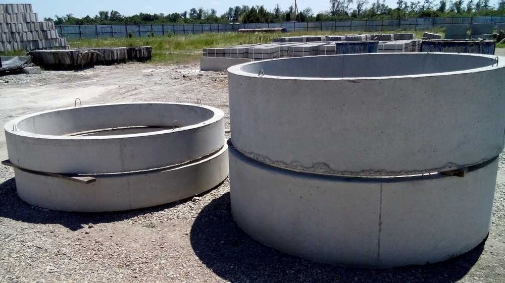 Бетонен ПРЪСТЕН за шахта.. ТРЪБИ за кладенци