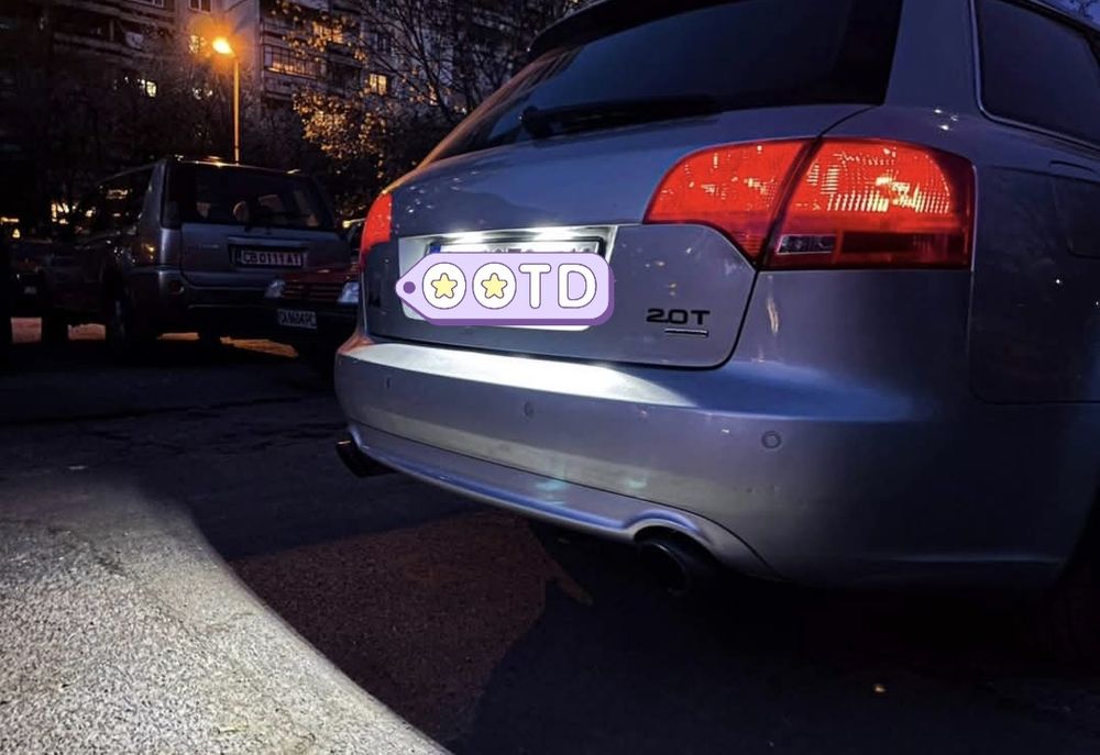 Led плафони за регистрационен номер Audi A3,A4,A5,A6,A8,RS4,RS5,RS6,B6