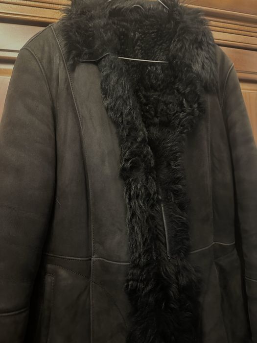 Cojoc piele naturala si blana oaie