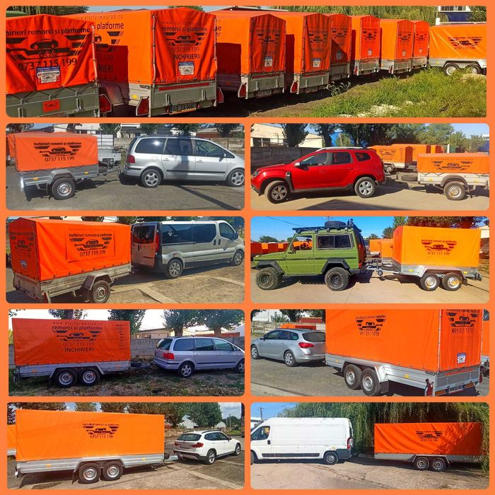 Inchiriez trailer platforma platforme inchirieri remorci prelata slep