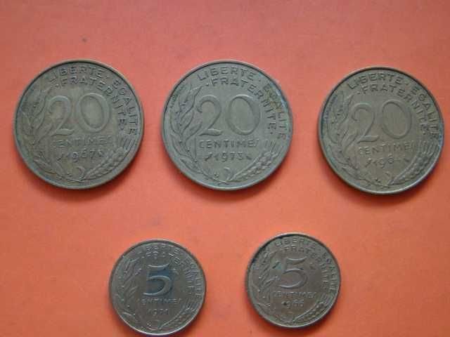 Монети - Италия и Франция