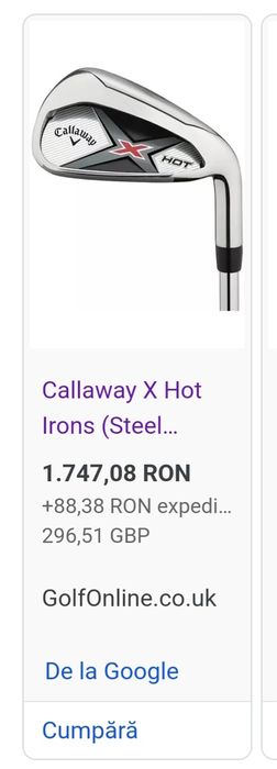 Crose golf Callaway X HOT