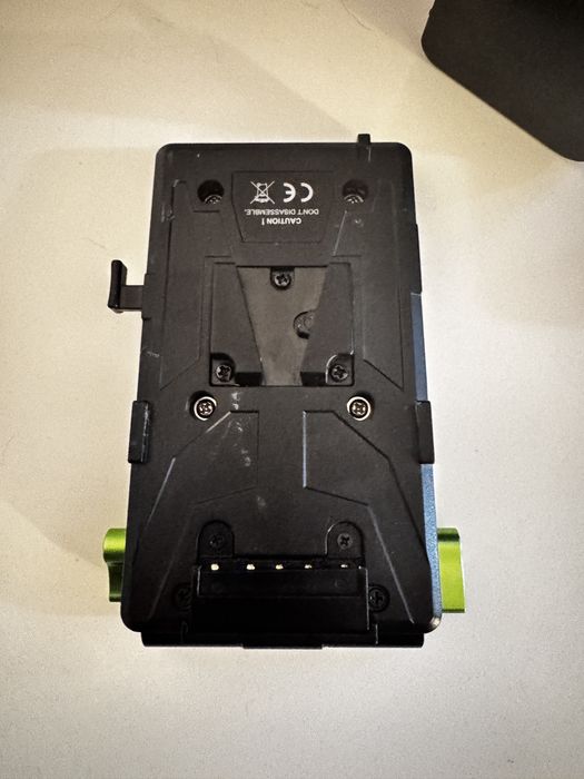 LanParte LPT-VBP-02 V-Mount Battery Plate | D-Tap | 15mm Rod Mount | Cinema Rig