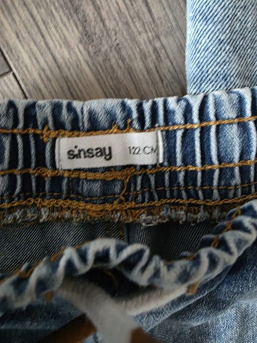 Lot pantaloni camasa si geaca blugi  122