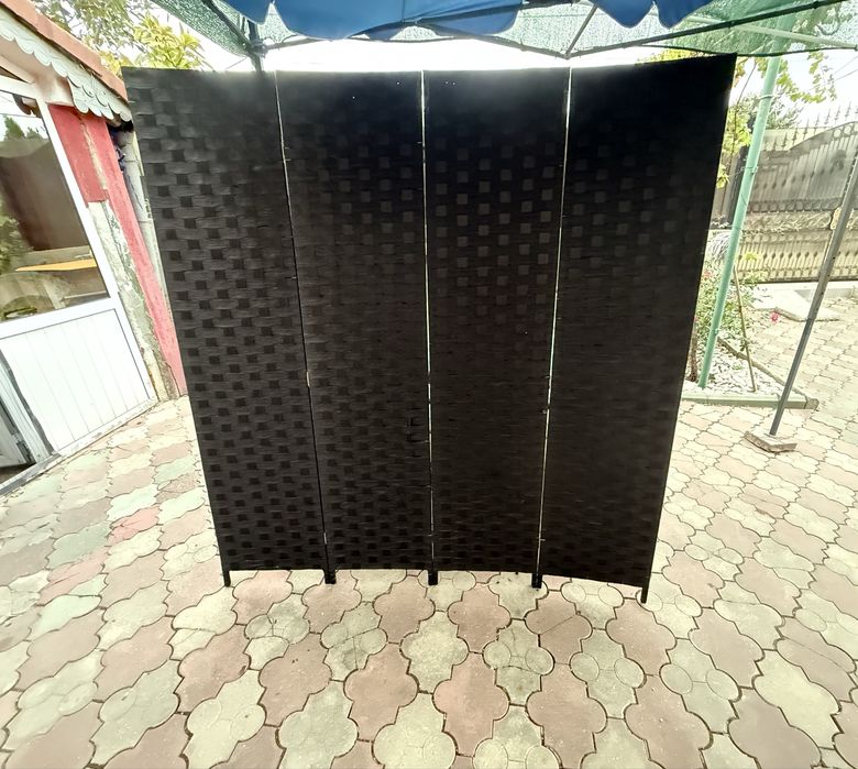 Paravan despartitor camera bambus