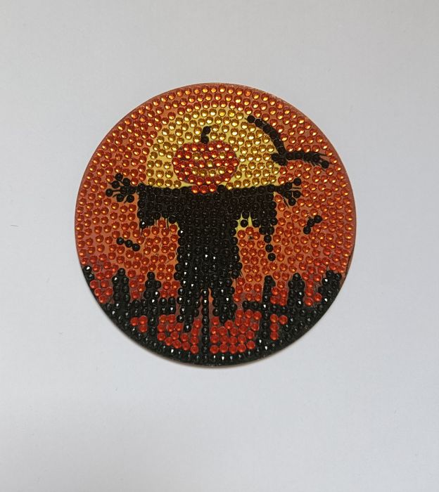 Set de 3 Suporturi cană Halloween handmade