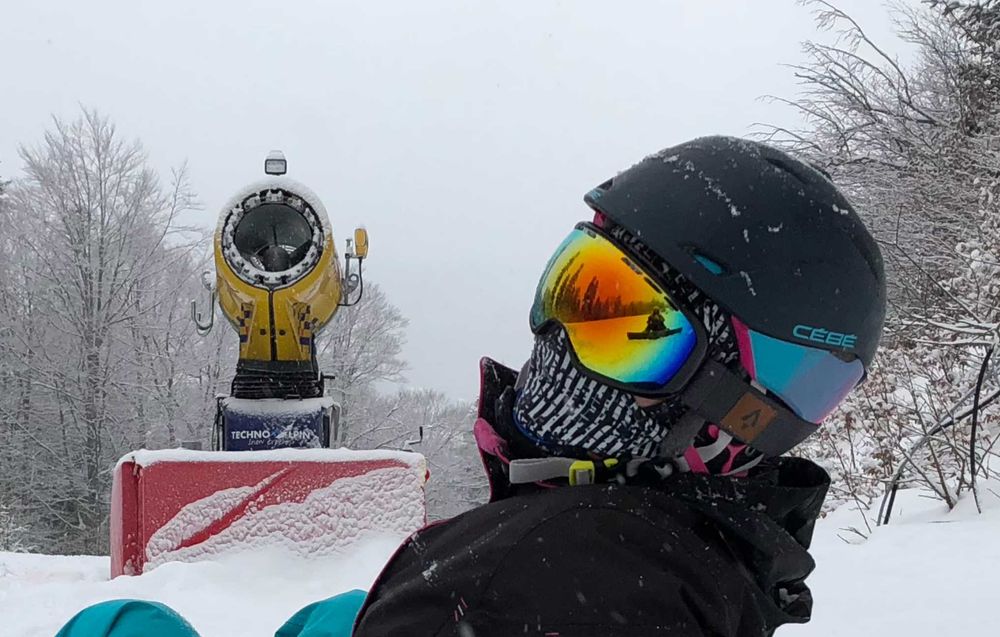 Cască snowboard CEBE fete (sau copii), mărimea M, condiție excelentă