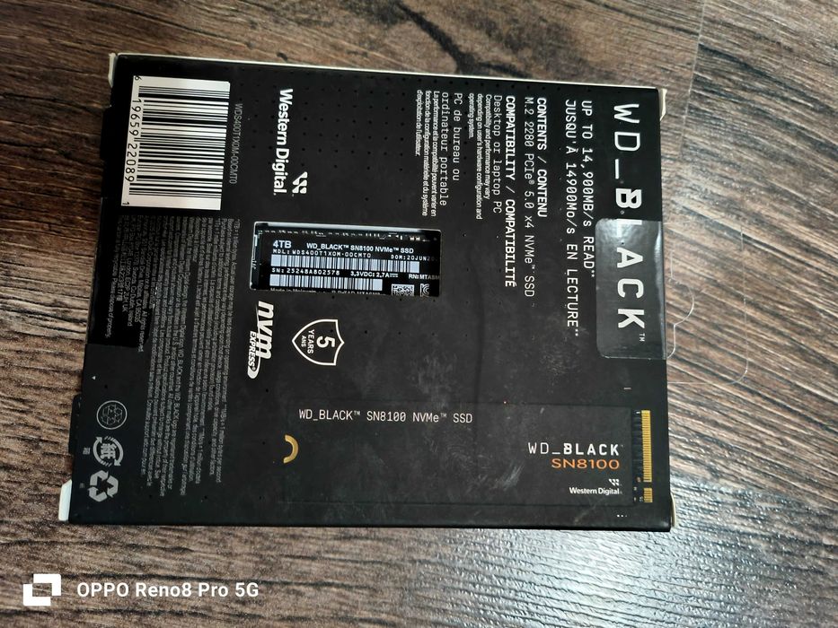 Western Digital SN8100 4TB