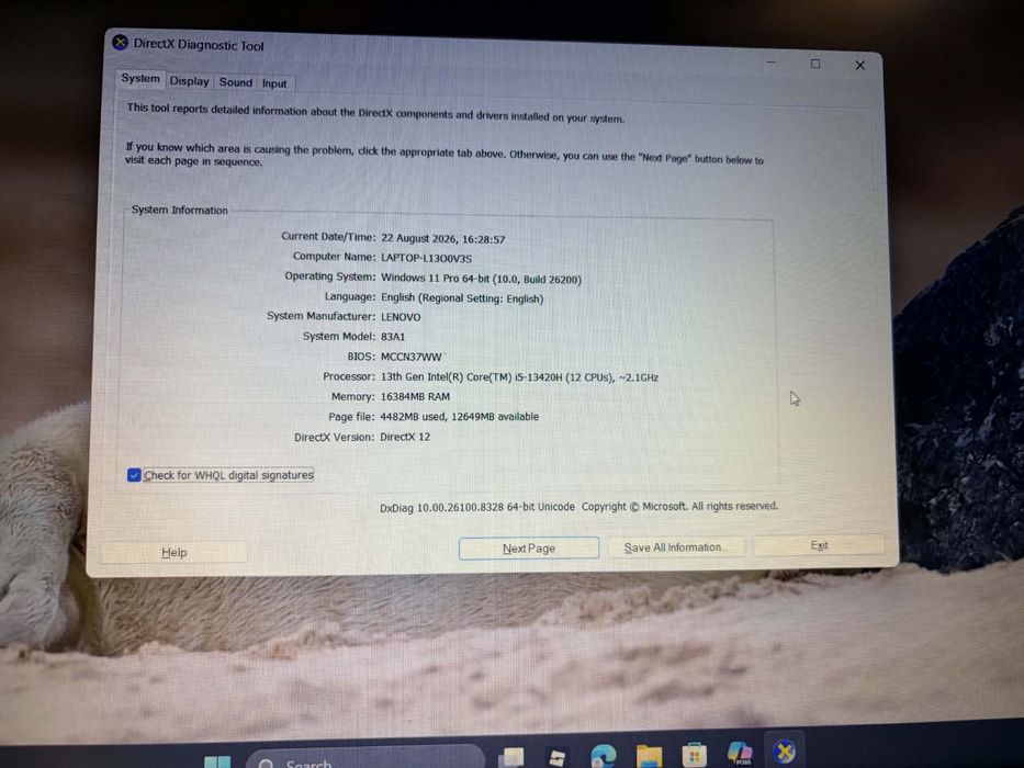 Lenovo ) ThinkPad E16 Gen 1 nou