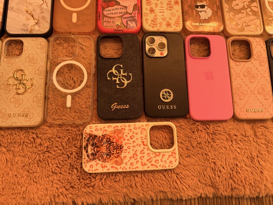 Husa huse iphone 15 pro Guess,MobilFox,Karl Lagerfeld si Originale
