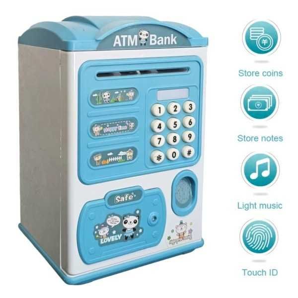 Детска Касичка Сейф за пари, Банкомат, Умна Детска касичка