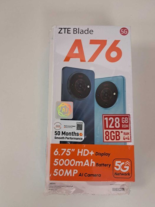 Смартфон ZTE Blade A76 - 128/8 GB + Power Bank 10 000 mAh