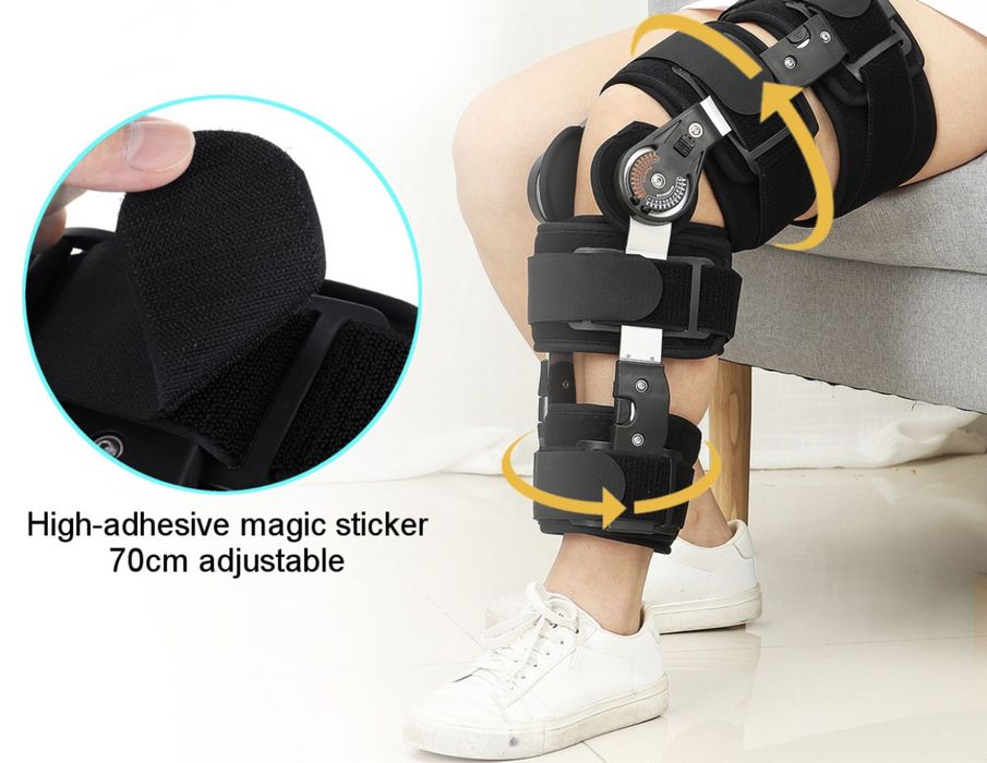 Професионална Медицинска Шина за Коляно Универсална Регулируема