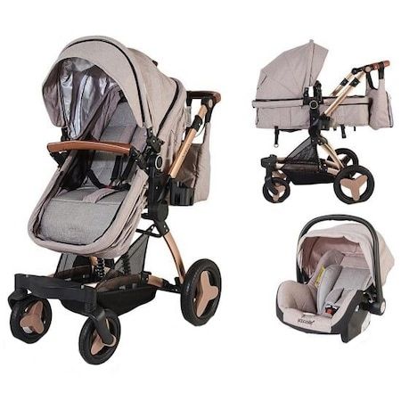 Carucior 3 in 1 coccolle ambra