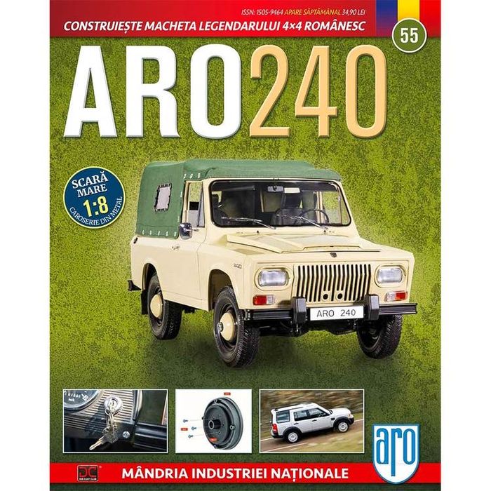 ARO 240 machetă 1:8 – Serie completă, toate numerele
