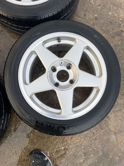 Джанти  AZEV 16цола/4х114.3/ет40/7.5инча/67мм С гуми 205/50/16 KUMHO