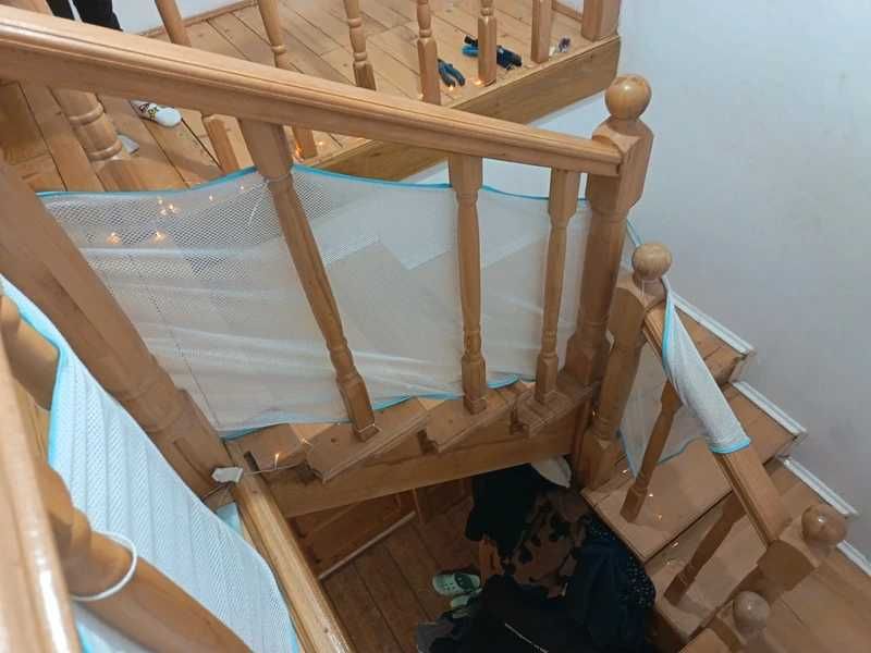 Protecție copii- Plasa de siguranță pentru scări, balcoane, balustrade