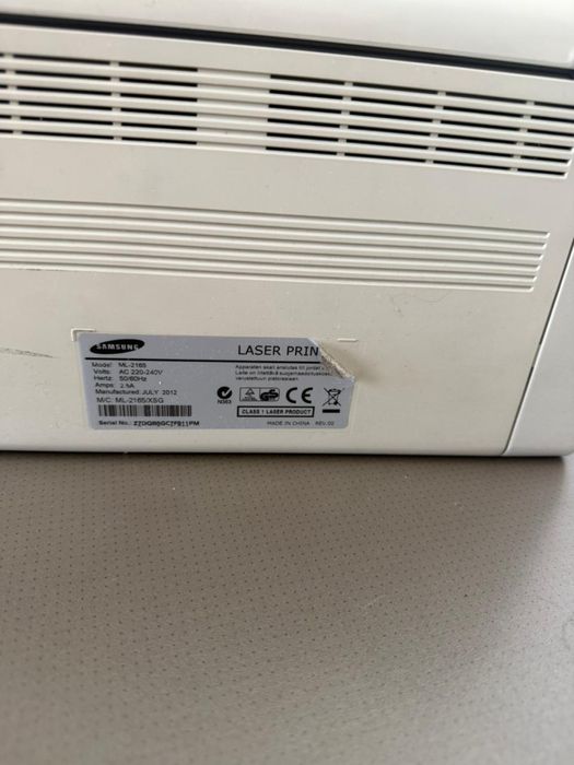 Принтер Samsung ML 2165