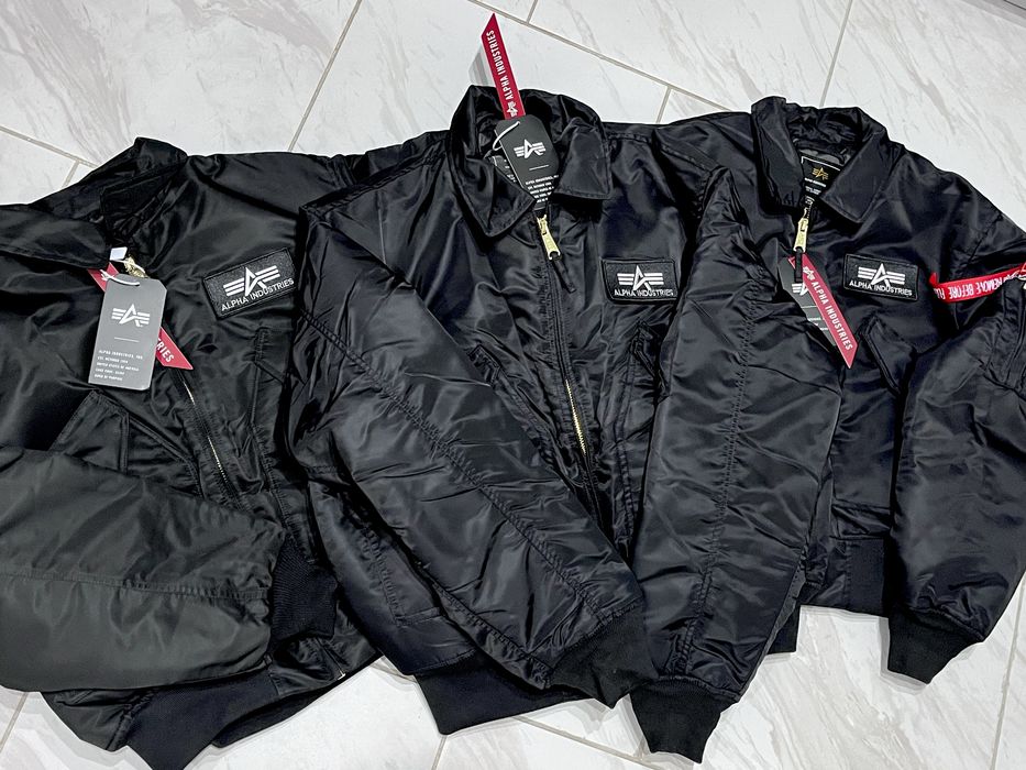Бомбер alpha industries cwu 45p черный xl L