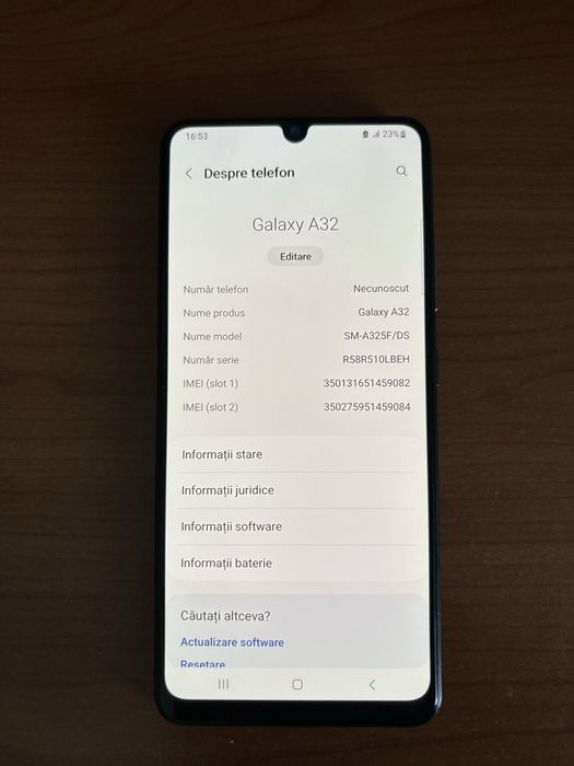 Vand samsung A32 negru 128gb