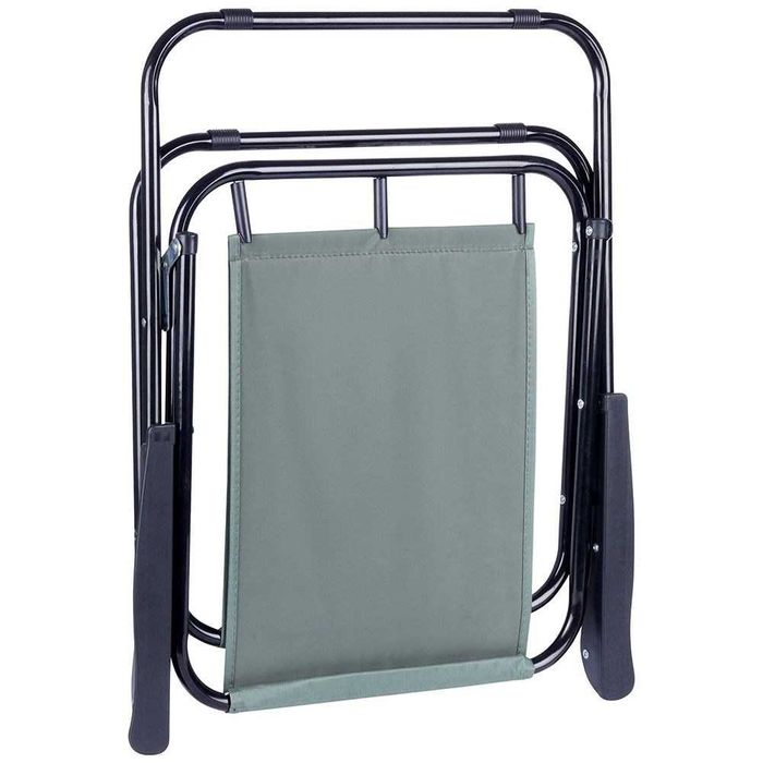 Сгъваем стол за къмпинг, градина , плаж и други, сив, 54 x44,5 x72,5cm