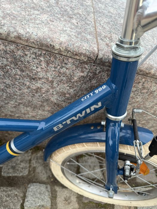 Олекотено детско колело B'TWIN City 900 ALU (16 инча) + помощни гуми