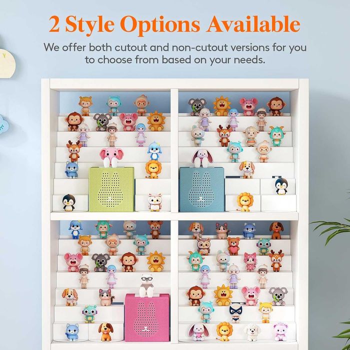 Метална етажерка, рафт за детски фигурки 6 нива стелаж за съхранение