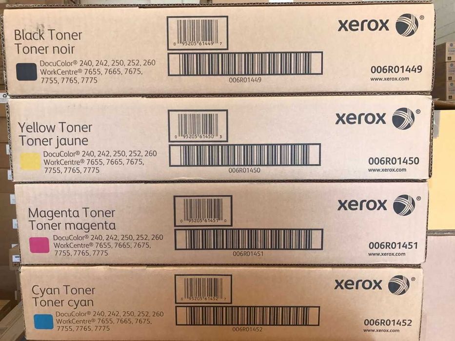 Xerox toner CMYK 006R01449/50/51/52