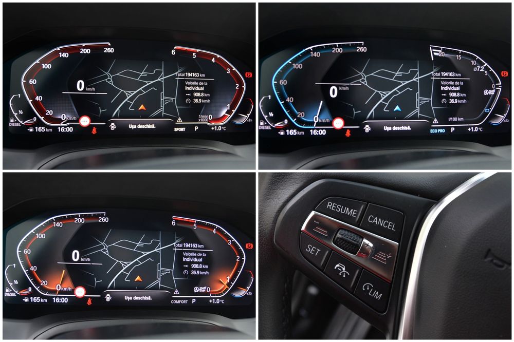 BMW seria 3 g20 320d 190cp Lane Side Distronic navigație ceasuri digitale garanție carlig încălzire automata clima moduri