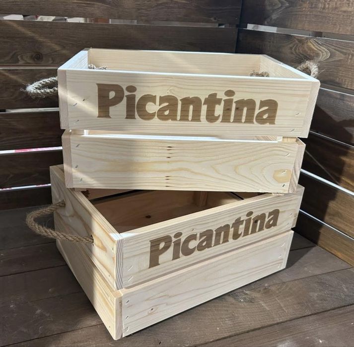 Декоративни щайги от дърво за корпоративни подаръци