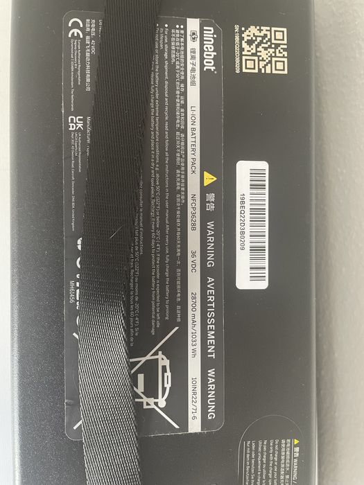 Acumulator trotineta Ninebot 36v -28Ah