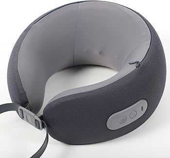 Подушка для шеи Green Lion с массажем и подогревом, Memory Foam