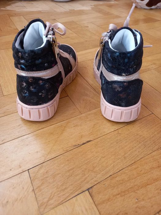 Детски кецове PONKI MELLOW BLACK-Powder №27