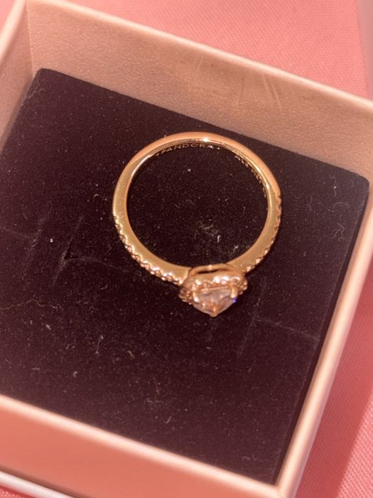 Inel Pandora Rose gold Inima