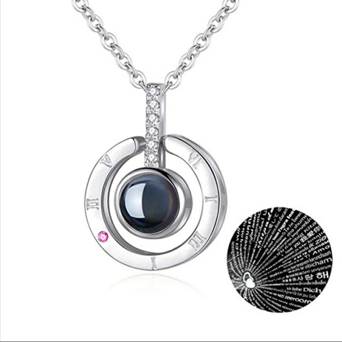 Подарок для девушки кулон "Я люблю тебя"