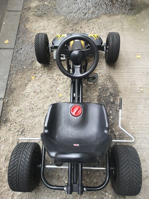 Cart/Kart cu pedale PUKY F1 pt. copii 6 la 12 ani negru