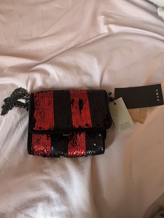 сумка Zara с пайетками