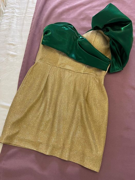 Rochie seara / ocazie verde smarald măsura S /M