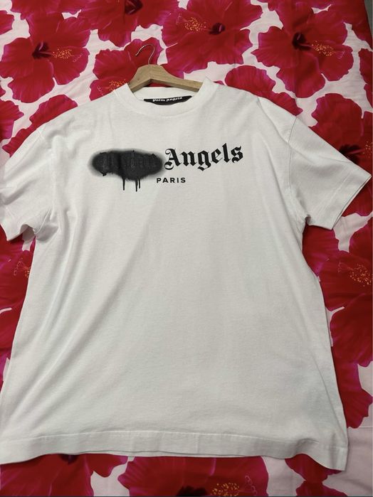 Tricou Palm Angels Spray Negru