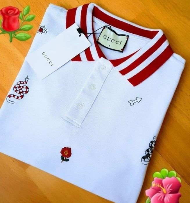 Tricouri bumbac tip polo,logo brodat, Italia