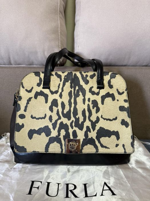 Дамска чанта, лимитирана серия на Furla, естествена кожа