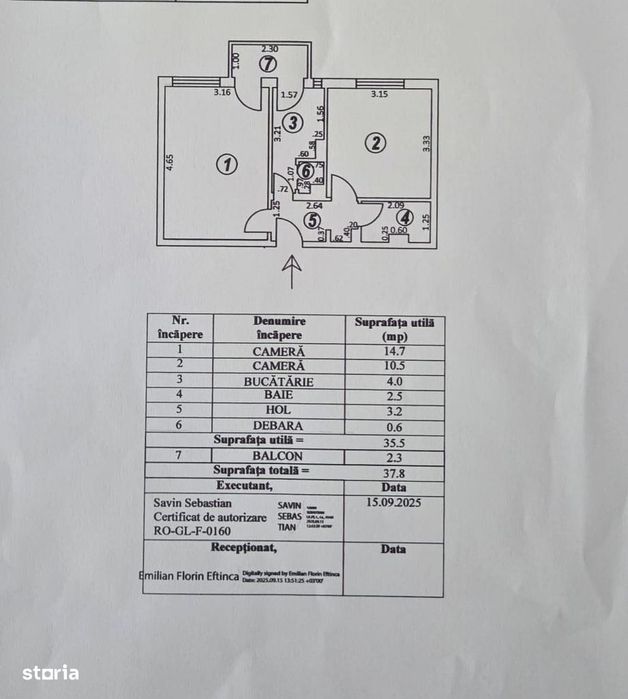 Ap. 2 camere dec. Micro21, bld. Otelarilor