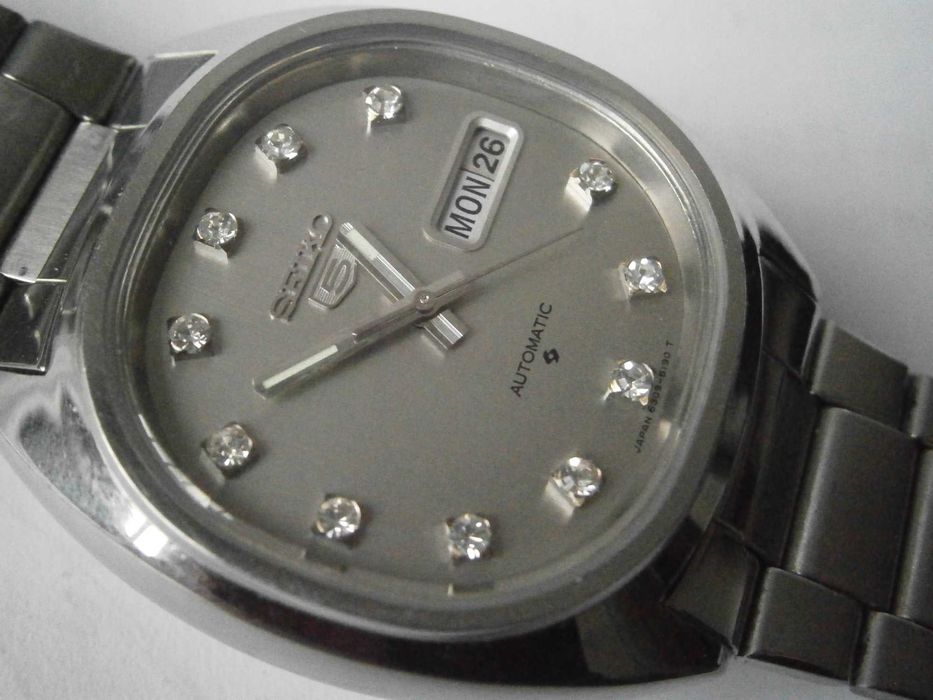 НОВ SEIKO 5, cal. 6309-5160, 17 jewels, Japan! Кристали на индексите!