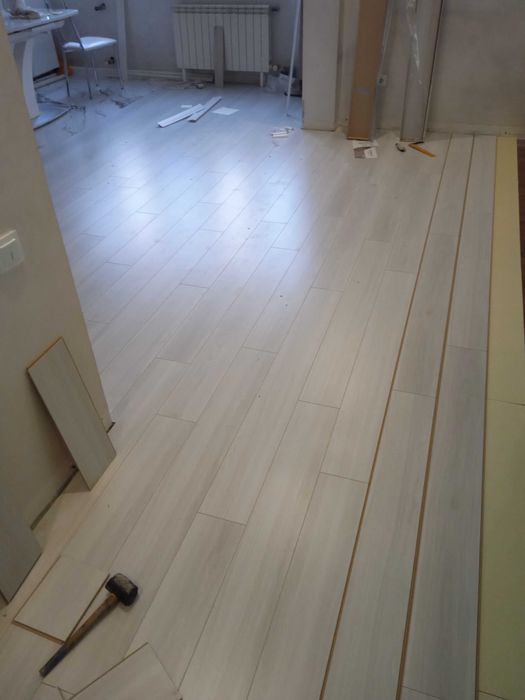 Укладка ламината.Монтаж ламината