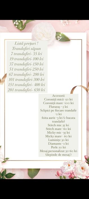 Vând buchete de trandafiri din săpaun