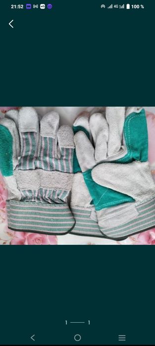 Перчатки спилковые новые