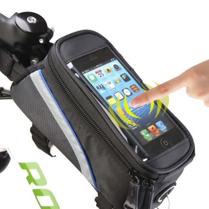 Husa, geanta, gentuta, borseta, suport telefon pentru cadru bicicleta