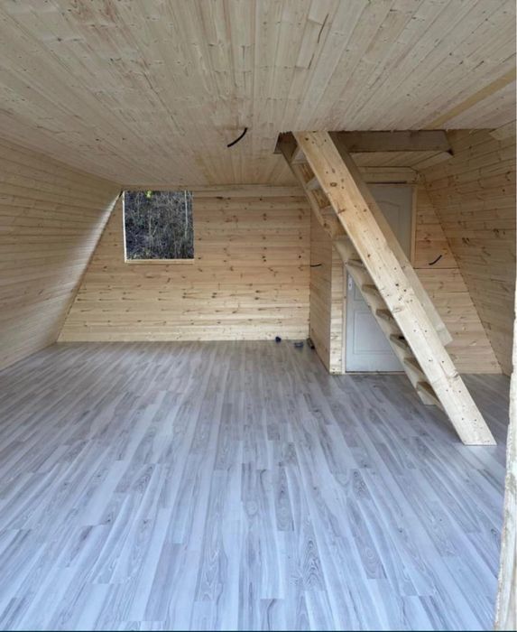 Cabane tip A frame la cheie